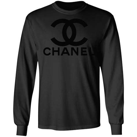 chanel black t shirt men|chanel long sleeve t shirt.